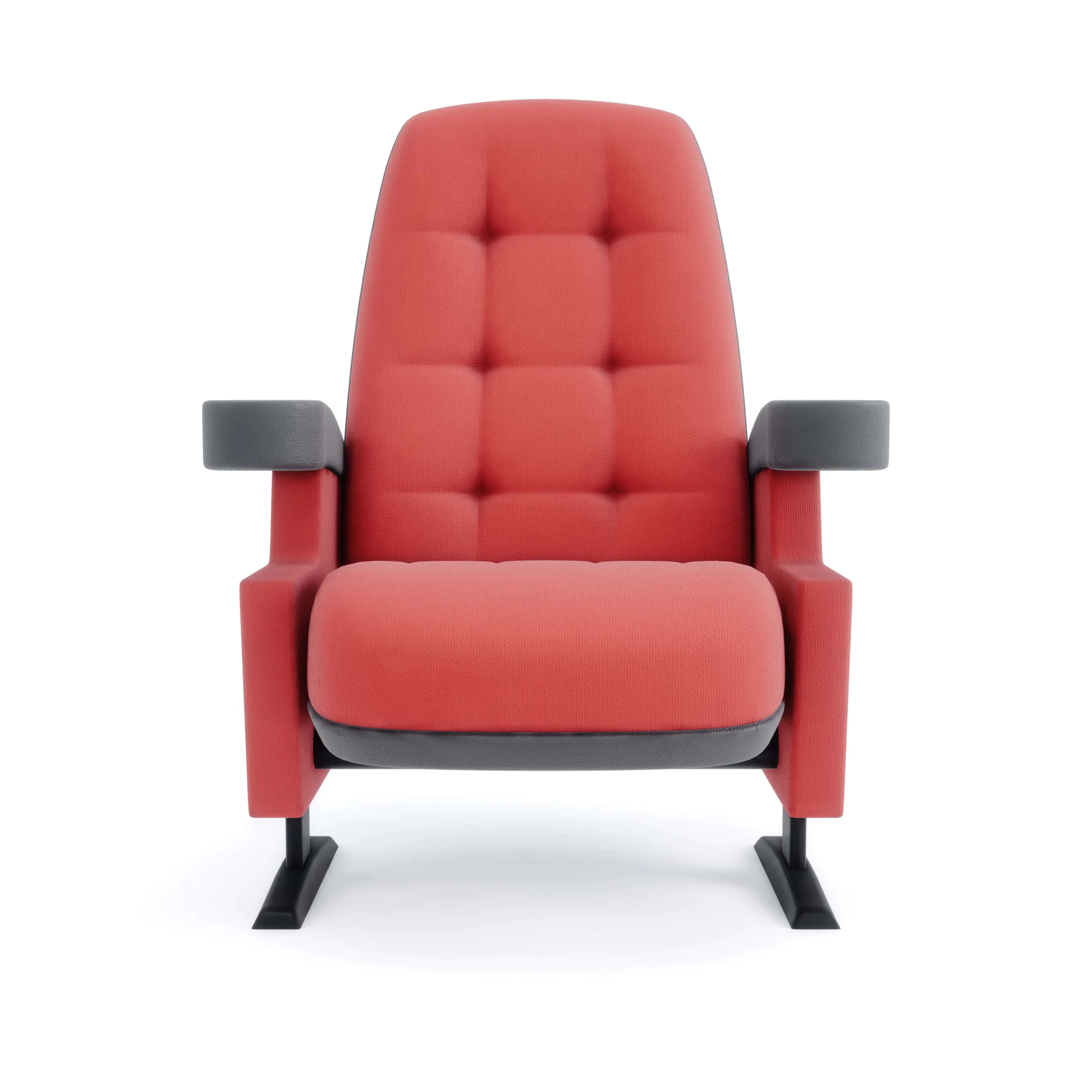 Cinema Chair Isolated On White Background Front V 2024 09 06 02 35 05 Utc