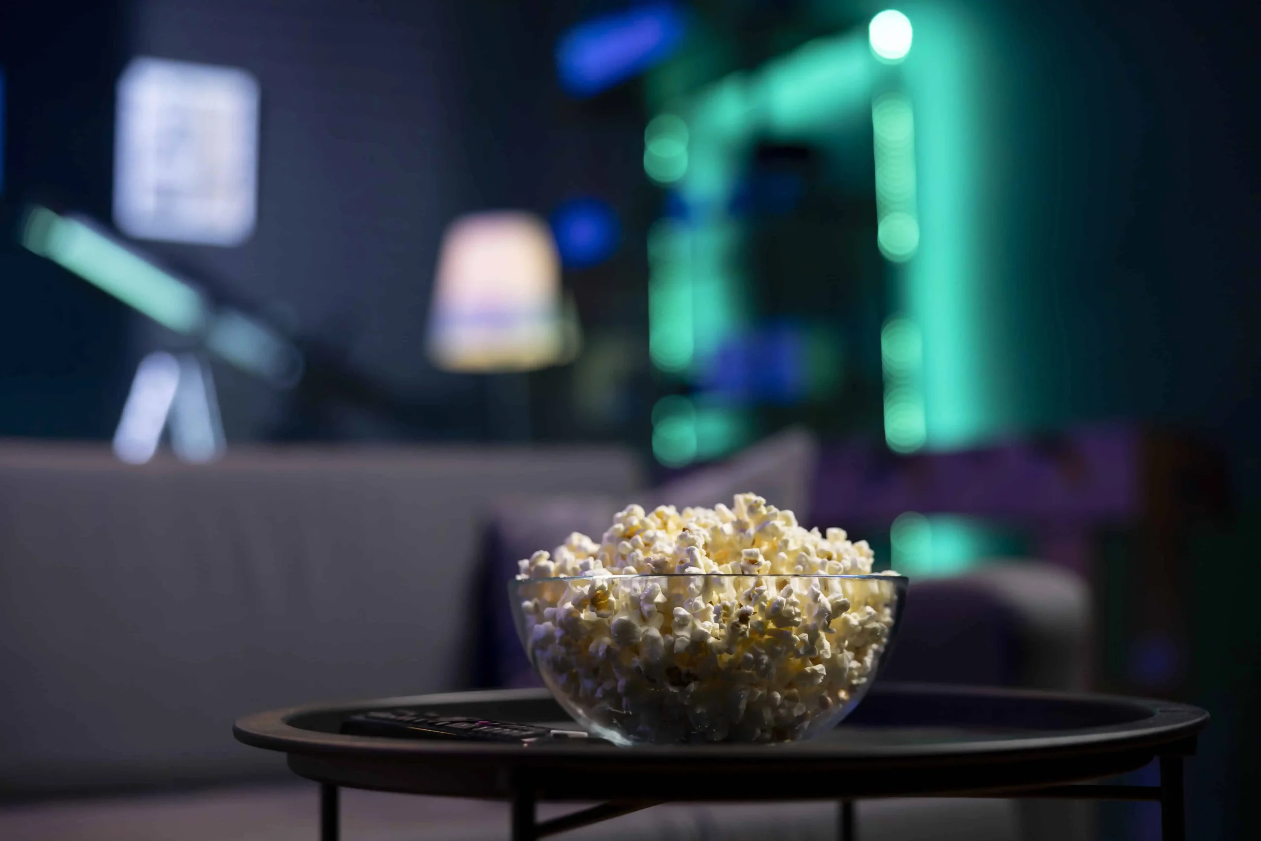 Close Up Shot Of Snack Prepared For Movie Night In 2024 10 12 01 53 37 Utc