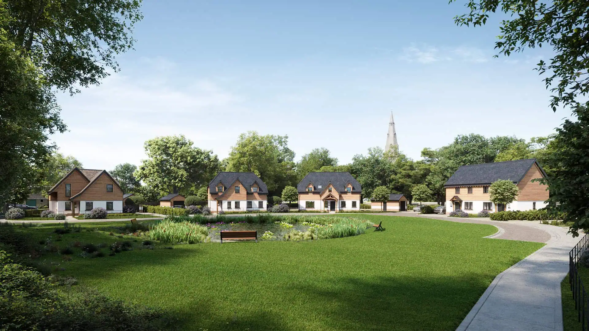 Thoday crescent lake view